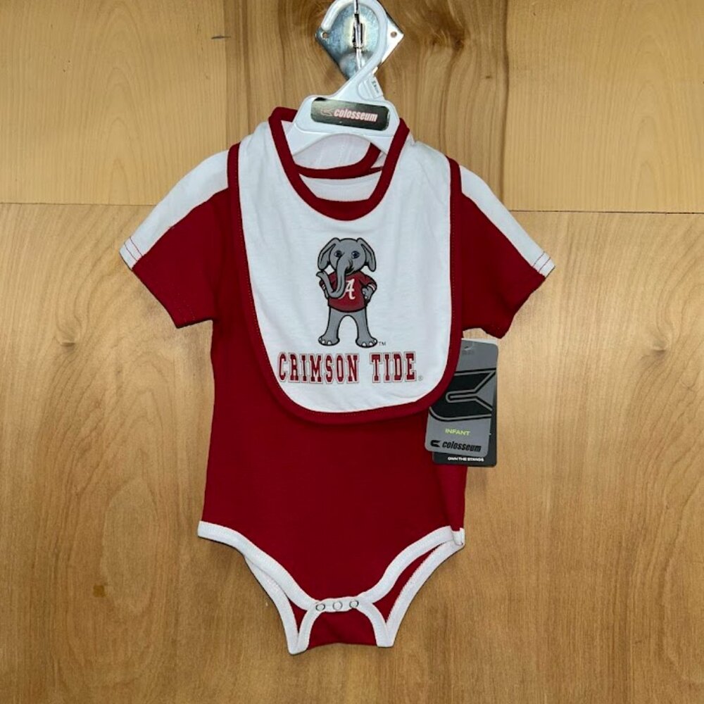 Infants Colosseum University of Alabama Onesie & Bib
